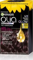 Garnier Olia ilgalaikiai plaukų dažai be amoniako - 4.12 Vaivorykštė Tamsiai Ruda (Iridescent Dark Brown)