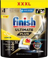 Indaplovių kapsulės Finish Quantum Ultimate Plus Lemon, 62 vnt.