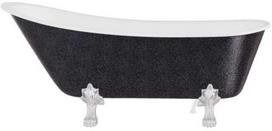 Vonia, laisvai pastatoma Besco Olaya Glam, 160 cm x 67 cm x 68 cm, ovalas