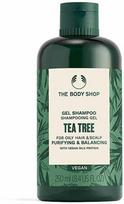The Body Shop Tea Tree Gelinis šampūnas riebiai galvos odai ir plaukams 250 ml