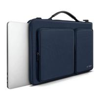 laptopo krepsiai - Tech-Protect Defender Bag 13-14" Navy Blue - 9 nuotrauka