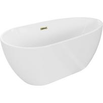 Vonia, laisvai pastatoma Mexen Eos, 150 cm x 75 cm x 58 cm, asimetrinė