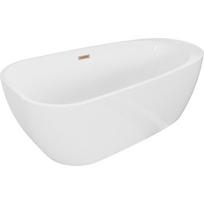 Vonia, laisvai pastatoma Mexen Giada, 170 cm x 90 cm x 56 cm, asimetrinė