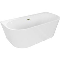 Vonia su sienele, laisvai pastatoma Mexen Oval Plus, 170 cm x 80 cm x 58 cm, ovalas