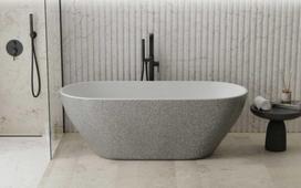 Vonia, laisvai pastatoma Besco Moya Glam, 160 cm x 70 cm x 57 cm, ovalas