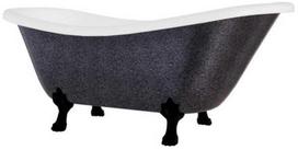 Vonia, laisvai pastatoma Besco Otylia Glam, 160 cm x 77 cm x 68.5 cm, ovalas