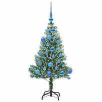 dirbtine egle - Dirbtinė Kalėdų Eglė Su Sniegu Ir Led Šviesa Su 150 Led 120 Cm - 3 nuotrauka