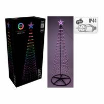Christmas Decoration DEKORATYVINĖ KALĖDŲ EGLĖ 550LED RGB 300CM JUODA