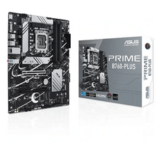 lga1700 b760 - Mainboard|ASUS|Intel B760 Express|LGA1700|ATX|Memory DDR5|Memory slots 4|2xPCI-Express 3.0 1x|1xPCI-Express 4.0 16x|1xPCI-Express 5.0 16x|3xM.2|1x15pin D-sub|1xHDMI|1xDisplayPort|2xUSB 2.0|3xUSB 3.2|1xUSB-C|1xRJ45|3xAudio port|PRIMEB760-PLUS - 1 nuotrauka