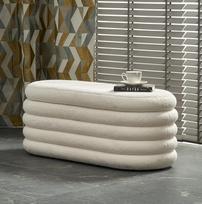 suoliukas daiktadeze - HOMCOM Suoliukas su daiktadėže BLISS, kreminis (Cream) - 1 nuotrauka