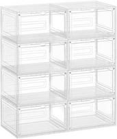 Batų dėžutės SONGMICS LSP506W01, permatoma balta (Transparent White)