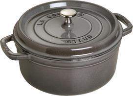 puodas staub - Staub 40509-312-0 Puodas su dangčiu, 5,2 l, grafito pilkas (Graphite Grey) - 1 nuotrauka