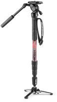 trikojis fotoaparatui - Manfrotto monopod Element MII Video MVMELMIIA4LIVE, red - 1 nuotrauka