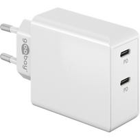 greitas usb ikroviklis - Goobay | Dual USB-C PD Fast Charger (36 W) | 61758 - 1 nuotrauka