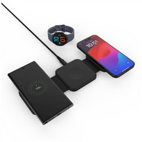 wireless magsafe charger - Fixed | Wireless Foldable Charger 3in1 Flex for Samsung | FIXFLE-SA-BK | Black - 1 nuotrauka
