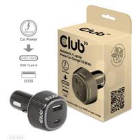 nesiojamas ikroviklis - NB CHARGER CAR USB USB-C/63W CAC-1922 CLUB3D - 1 nuotrauka