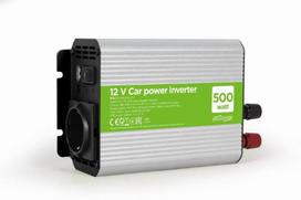 inverteris 500w - POWER INVERTER CAR 12V 500W/EG-PWC500-01 GEMBIRD - 1 nuotrauka
