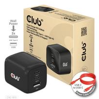 pakrovejai 65w - MOBILE CHARGER WALL 3PORT/GAN 65W CAC-1913EU CLUB3D - 1 nuotrauka