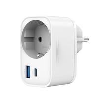 universalus pakrovejas - CHARGER USB UNIVERSAL 20W WHT/2P AC TA-ACPDQC20-01-W GEMBIRD - 1 nuotrauka