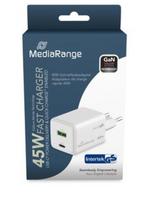 usb c pakrovejas - POWER ADAPTER USB/USB-C 45W/FAST MRMA113-2 MEDIARANGE - 1 nuotrauka