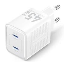 usb c pakrovejas - MOBILE CHARGER WALL 45W USB-C/2P WHITE FEFW0-EU VENTION - 1 nuotrauka