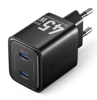 usb c 45w - MOBILE CHARGER WALL 45W USB-C/2P BLACK FEFB0-EU VENTION - 1 nuotrauka