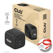 charger pakrovejas - MOBILE CHARGER WALL USB-C DUAL/45W CAC-1909EU CLUB3D - 1 nuotrauka