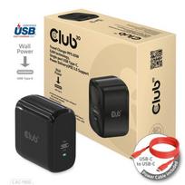 usb c pakrovejas - MOBILE TRAVEL CHARGER USB-C/PPS 65W CAC-1905EU CLUB3D - 1 nuotrauka