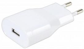charger pakrovejas - Vivanco USB charger 1A, white (38348) - 1 nuotrauka