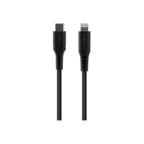 Fixed | Liquid Silicone Cable USB-C/Lightning, 2m | FIXDLS-CL2-BK