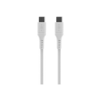 60w ikroviklis - Fixed | Liquid Silicone Cable USB-C/USB-C, 2m, 60W | FIXDLS-CC2-WH - 1 nuotrauka