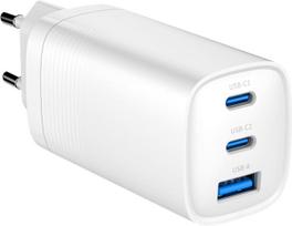 CHARGER USB UNIVERSAL QC3.0/TA-UC-PDQC65-01-W GEMBIRD