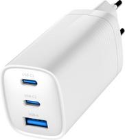 3 usb port charger - CHARGER USB UNIVERSAL QC3.0/TA-UC-PDQC65-01-W GEMBIRD - 3 nuotrauka