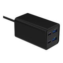 ikrovikliai type 2 - CHARGER USB UNIVERSAL 4P 65W/TA-UC-2A2C-PD65-01-BK GEMBIRD - 4 nuotrauka