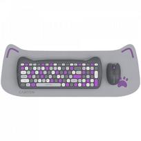peles - CANYON HSET-W6 EN Keyboard Mouse Kitty Edition AAA АА Wireless Violet | CNS-HSETW6VT - 1 nuotrauka
