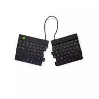 split keyboard - KEYBOARD WRL COMPACT BREAK/BLACK RGOSBUKWLBL R-GO TOOLS - 1 nuotrauka