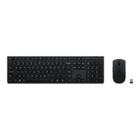 bluetooth peles - Lenovo Professional Wireless Rechargeable Combo Keyboard and Mouse | Keyboard and Mouse Set | Wireless | Mouse included | US English | Bluetooth | Grey | 4X31R64316 - 1 nuotrauka
