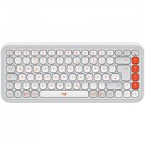 balta klaviatura belaide - LOGITECH POP ICON KEYS - OFF WHITE - US INT'L - BT  - INTNL-973 | 920-013072 - 1 nuotrauka