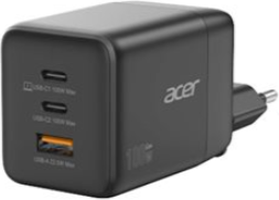 usb pakrovejas 100w - Acer | GaN charger, 2x USB-C   1x USB-A ports | HP.DSCAB.019 - 1 nuotrauka