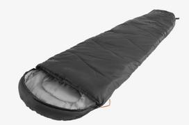 easy camp - Easy Camp Starling Mummy Black 8°C | Sleeping Bag | 210 x 75 x 50 cm | -5 to 12 °C | Two-way open-end, autolock | 240201 - 1 nuotrauka