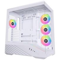 mini pc kompiuteris - Lian Li Vector V100 PC-kompiuterio korpusas, Midi-Tower, ATX, RGB, Tempered Glass - baltos spalvos - 1 nuotrauka