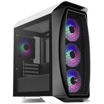 Aerocool Aero One Mini Frost Micro-ATX kompiuterio korpusas, Tempered Glass - baltos spalvos