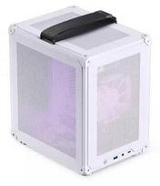 Jonsbo C6 PC-kompiuterio korpusas, Mini-Tower, ITX, mit Tragegriff - baltos spalvos