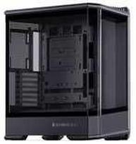pc case - Jonsbo D400 PC-kompiuterio korpusas, Midi Tower, ATX, Tempered Glass - juodos spalvos - 1 nuotrauka