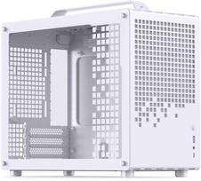 micro atx korpusas - Jonsplus Z20 Micro-ATX kompiuterio korpusas, mit Tragegriff - baltos spalvos - 1 nuotrauka