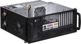 4u korpusas - „Techly ATX Rack“ kompiuterio korpusas, 19 colių, 4U, juodas, 30 colių - 3 nuotrauka