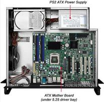 4u korpusas - „Techly ATX Rack“ kompiuterio korpusas, 19 colių, 4U, juodas, 30 colių - 6 nuotrauka