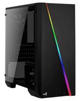 micro rgb - Kompiuterio korpusas AeroCool Cylon Mini RGB (ACCS-PV12012.21), juoda - 1 nuotrauka