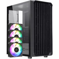 ZENPC Z3 Air Juodas 4x Fander P12 PWM PST ARGB kompiuterio korpusas