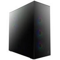white glass - ARCTIC Xtender Mirror kompiuterio korpusas, Mid Tower, E-ATX, RGB, Tempered Glass – juodos spalvos, mirrored - 1 nuotrauka